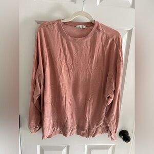 Z supply Pink Long Sleeve Top